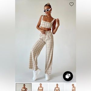 Princess Polly Huxley Set in Beige